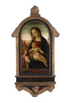 FLORENTINE SCHOOL (LATE 15TH CENTURY), THE MADONNA AND CHILD WITH THE INFANT ST JOHN THE BAPTIST