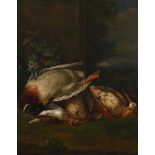 ATTRIBUTED TO PIETER RYSBRACK (DUTCH 1655-1729), STILL LIFE OF GAME BIRDS IN A LANDSCAPE