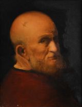 AFTER GIORGIONE, STUDY OF A MALE FIGURE IN THE THREE AGES OF MAN