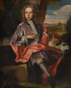 STUDIO OF SIR GODFREY KNELLER (ENGLISH 1646 - 1723), SIR THOMAS DODWELL AND HIS DOG