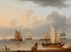 WILLIAM ANDERSON (BRITISH 1757-1837), SHIPS AT ANCHOR