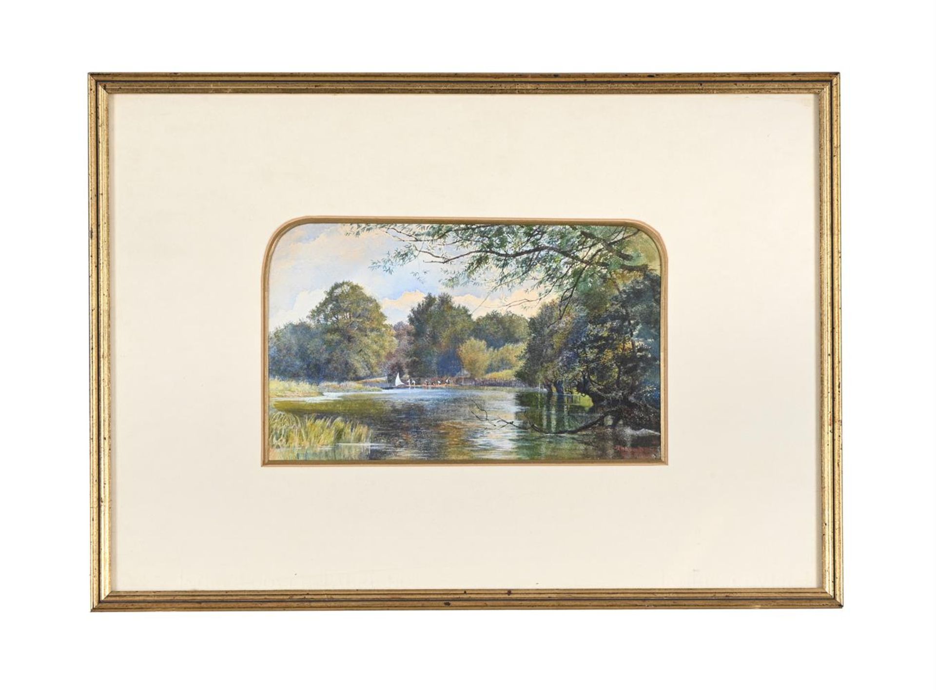WILLIAM HENRY MILLAIS (BRITISH 1828 - 1899), THAMES DITTON - Bild 2 aus 2