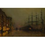 JOHN ATKINSON GRIMSHAW (BRITISH 1836-1893), GLASGOW DOCKS