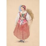 JOHN FREDERICK LEWIS (BRITISH 1805-1876), STUDY OF A WOMAN IN THE ALBANIAN COSTUME