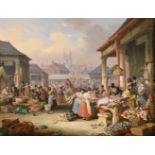 NICHOLAS CONDY (BRITISH 1793-1857), FIGURES IN A MARKET (TRADITIONALLY IDENTIFIED AS BOROUGH MARKET)