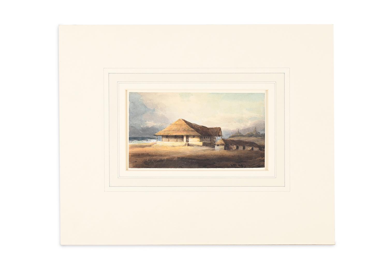ATTRIBUTED TO CONRAD MARTENS (BRITISH 1801-1878), A SOUTH AFRICAN HOUSE - Image 2 of 2