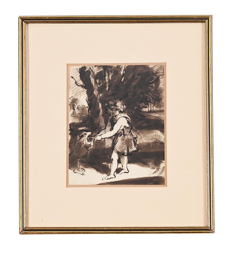 SIR JOSHUA REYNOLDS (ENGLISH 1723-1792), PREPARATORY SKETCH FOR THE PORTRAIT OF THE HON JOHN TUFTON - Image 2 of 3