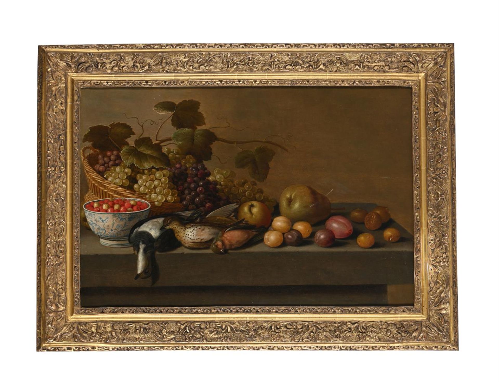 FLORIS VAN SCHOOTEN (DUTCH 1585 - 1665), STILL LIFE WITH GAME BIRDS AND FRUIT - Image 2 of 3