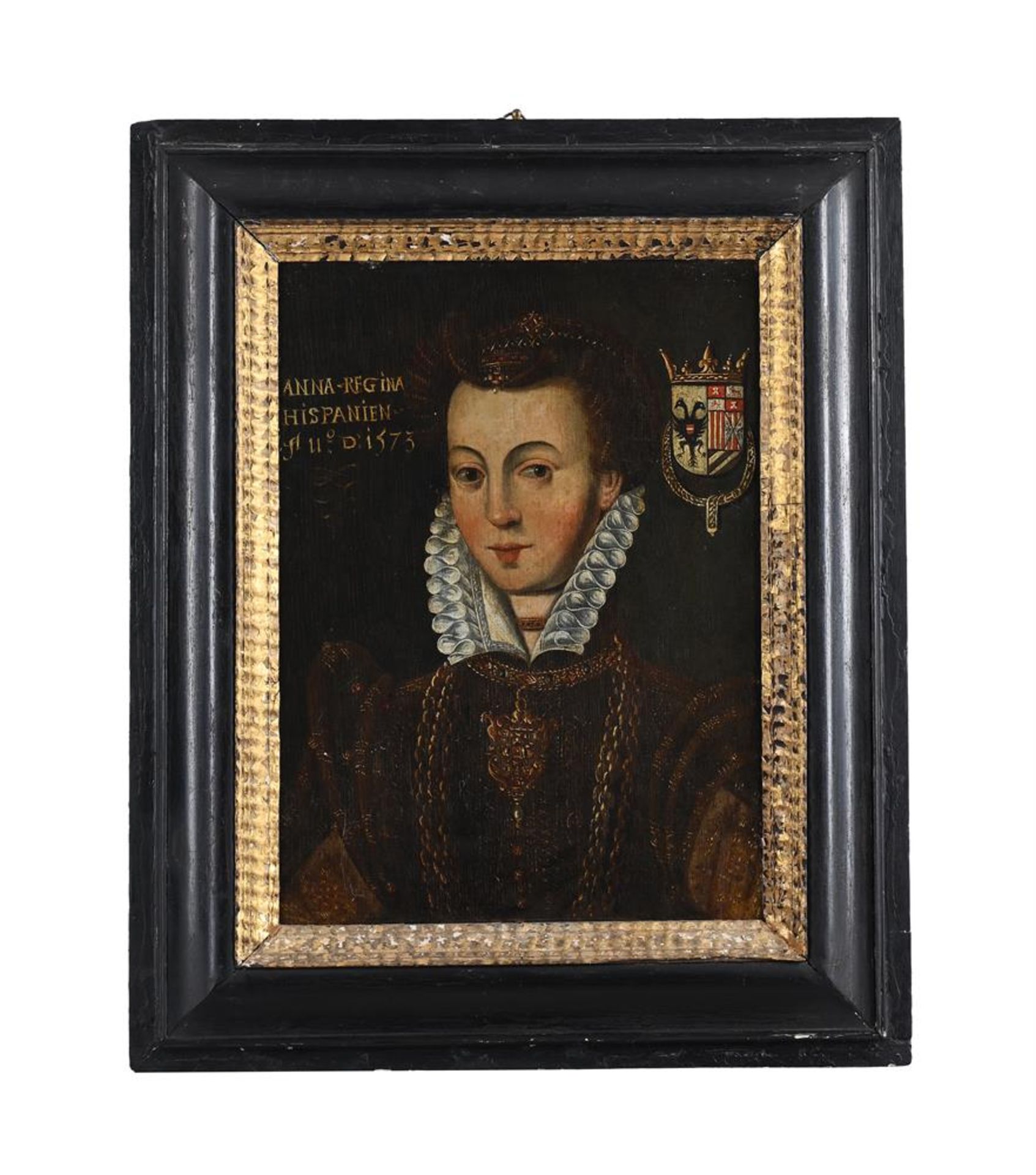 FOLLOWER OF ALONSO SANCHEZ COELLO, PORTRAIT OF ANNA OF AUSTRIA (1549 - 1580), QUEEN OF SPAIN - Image 2 of 3