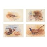 ARCHIBALD THORBURN (BRITISH 1860-1935), A SET OF FOUR GAME BIRDS (4)