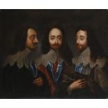 AFTER SIR ANTHONY VAN DYCK, TRIPLE PORTRAIT OF CHARLES I