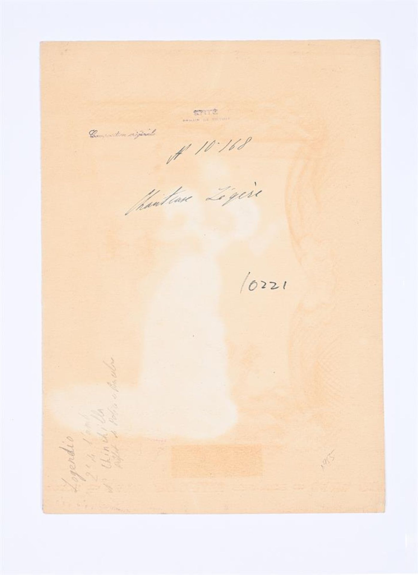 λ ERTÉ (FRENCH 1892-1990), PLEUREUSES; PLEUREUSES - LOUDRETTES; CHANTEUSE LEGER (3) - Bild 7 aus 7