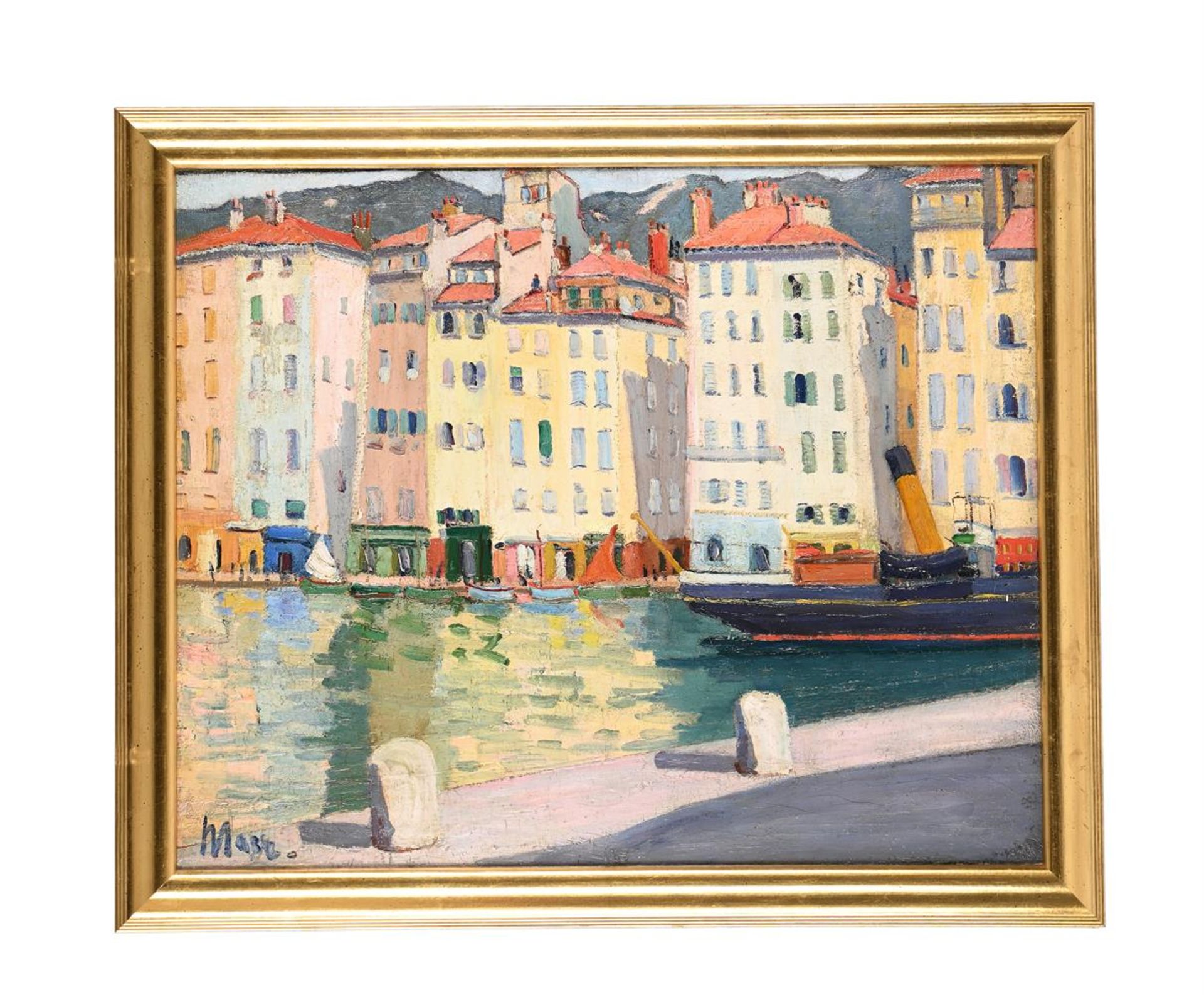 λ PAUL LUCIEN MAZE (BRITISH 1887-1979), TOULON HARBOUR - Bild 2 aus 3