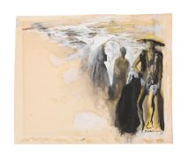 λ PAVEL TCHELITCHEW (RUSSIAN 1898-1957), GROUP OF EASTERN FIGURES (2)