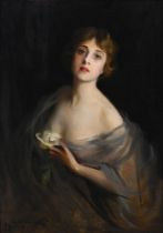 PHILIP ALEXIUS DE LÁSZLÓ (HUNGARIAN 1869-1937), PORTRAIT OF MADAME HENRI LETELLIER