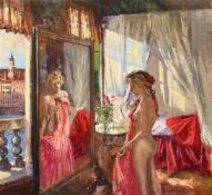 λ PETER KUHFELD (BRITISH B. 1952), WHICH ONE, THE RED OR THE PINK