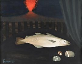 λ MARY FEDDEN (BRITISH 1915-2012), THE VOLCANO