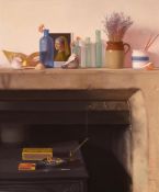 λ ROBBIE WRAITH (BRITISH B. 1952), STUDY OF A MANTLEPIECE