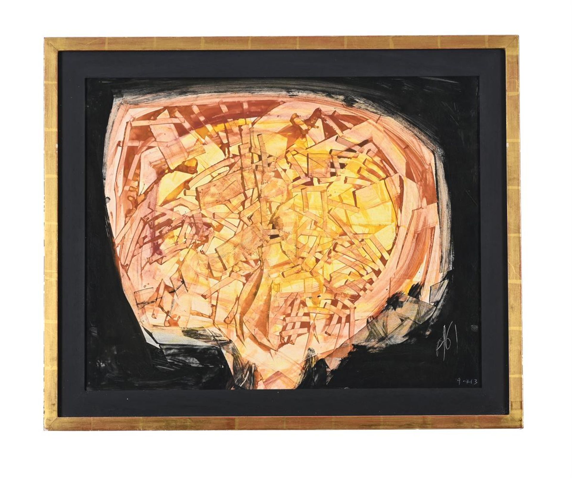 λ ROY TURNER DURRANT (BRITISH 1925-1998), GOLDEN INSCAPE HEAD - Image 2 of 3