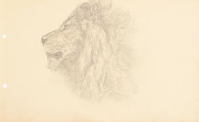 λ AUSTIN OSMAN SPARE (BRITISH 1888-1956), HEAD OF A LION