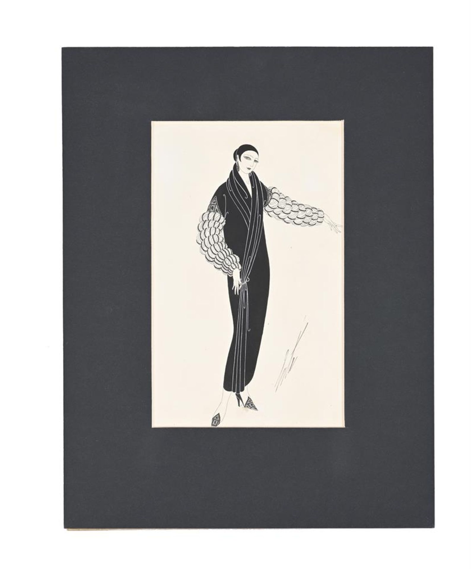 λ ERTÉ (FRENCH 1892-1990), HARPER'S BAZAAR - EVENING COAT - Bild 2 aus 3