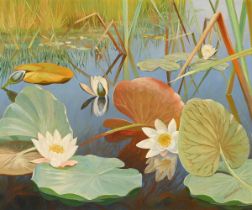 λ DIRK SMORENBERG (DUTCH 1883-1960), WATERLILIES