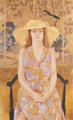 λ PATRICIA O'BRIEN (IRISH B. 1927), THE YELLOW HAT