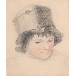 CIRCLE OF JACQUES LAURENT AGASSE (SWISS 1767-1849), STUDY OF A HEAD OF A BOY WITH A BLACK HAT