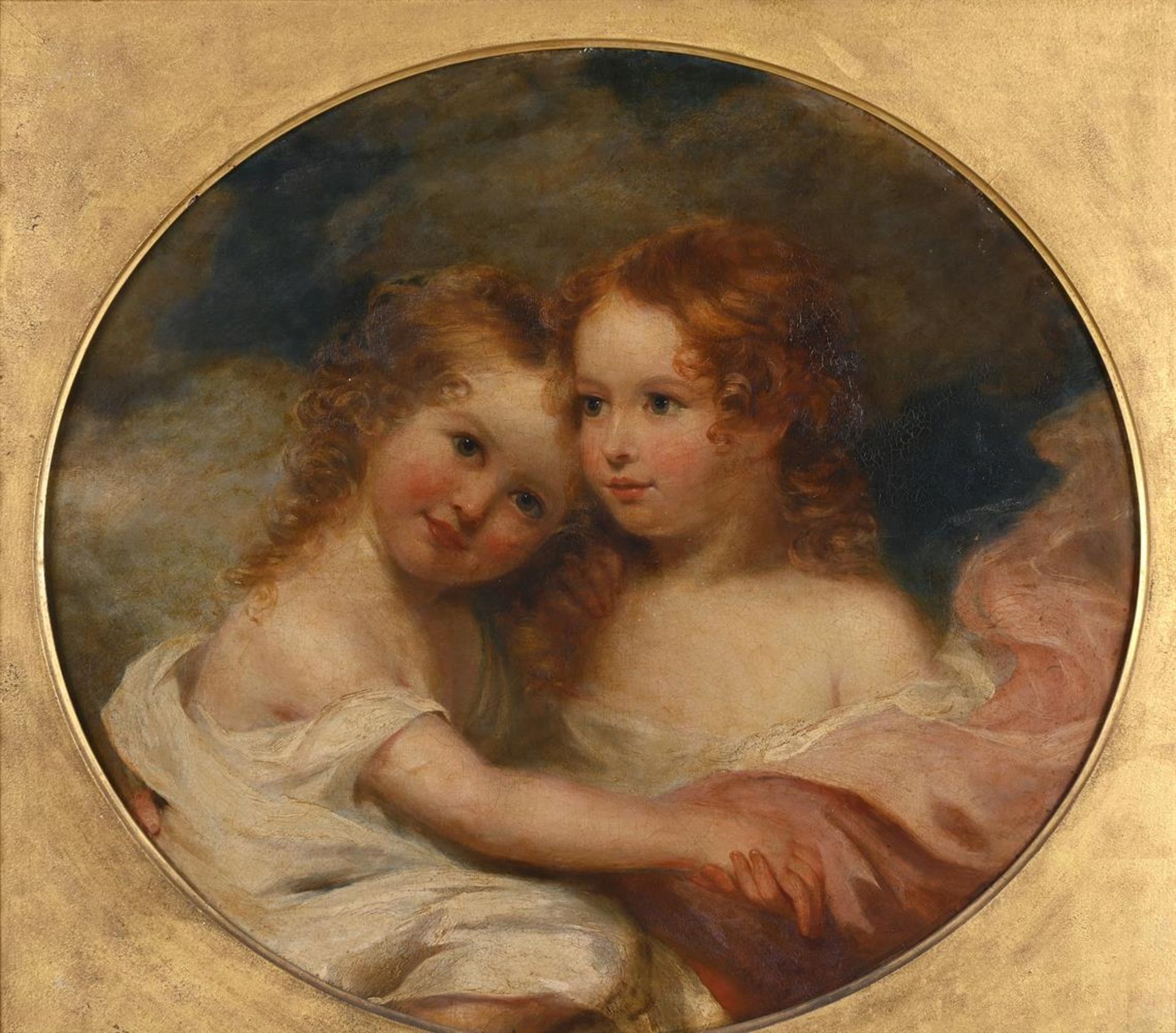 ATTRIBUTED TO GEORGE AUGUSTUS HOLMES (BRITISH 1822-1911), PORTRAIT OF LAURA AND LILY LANE FOX - Bild 2 aus 3
