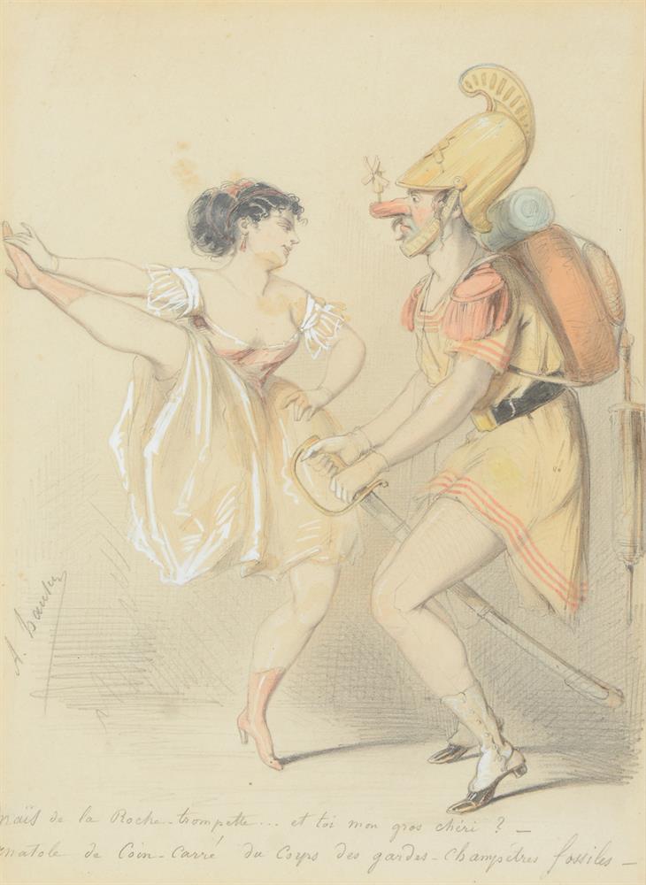 ARTHUR HAUSER (FRENCH 19TH CENTURY), A SET OF SEVEN SATIRICAL CARTOONS - Image 5 of 15