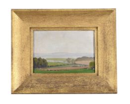 ENGLISH SCHOOL (EARLY 20TH CENTURY), EVENING LANDSCAPE