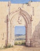 ATTRIBUTED TO WILLIAM CALLOW (BRITISH 1812 - 1908), PORTE DES TEMPLIERS