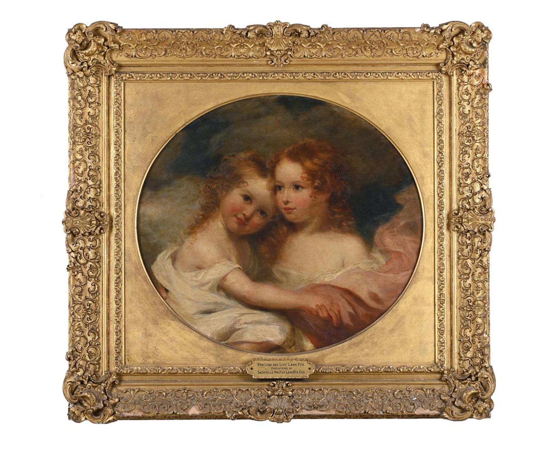 ATTRIBUTED TO GEORGE AUGUSTUS HOLMES (BRITISH 1822-1911), PORTRAIT OF LAURA AND LILY LANE FOX