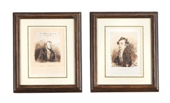 FRENCH SCHOOL (19TH CENTURY), A PAIR OF PORTRAITS (2)
