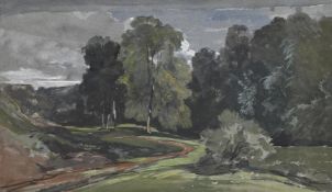 THE REV. JOHN EAGLES (BRITISH 1783-1855), A WOODED LANDSCAPE