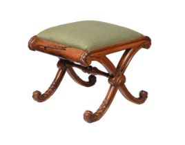 Y A WILLIAM IV ROSEWOOD STOOL