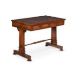 Y AN EARLY VICTORIAN ROSEWOOD SIDE TABLE