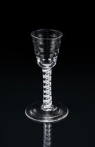 AN OPAQUE-TWIST 'LYNN' WINE GLASS