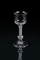 A COMPOSITE-STEMMED WINE GLASS