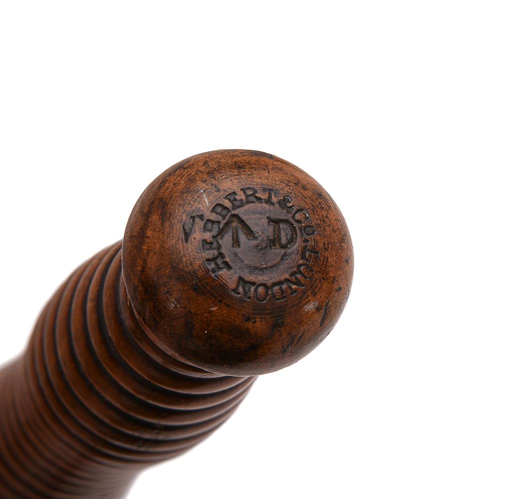 A VICTORIAN HEBBERT AND CO PAINTED WOOD PROVOST'S TRUNCHEON - Image 3 of 3