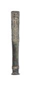 AN ELAMITE BRONZE TRUNCHEON SHAPED MACE HEAD
