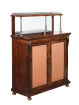 Y A REGENCY ROSEWOOD CHIFFONIER