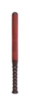 AN EARLY VICTORIAN RAILWAY CONSTABLE'S TRUNCHEON FOR THE MANCHESTER & LEEDS RAILWAY CO.