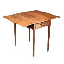 A GEORGE III MAHOGANY PEMBROKE TABLE