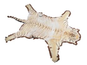 Y A VICTORIAN PRESERVED TIGER-SKIN RUG