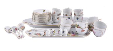 A SELECTION OF HEREND PORCELAIN FRUIT AND FLOWERS 'MARKET GARDEN' PATTERN