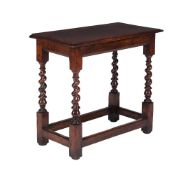 A WILLIAM & MARY WALNUT SIDE TABLE