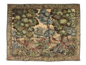 CATHERINE SEBENNE-ALIVON, FOR ARTS D'AUBUSSON, A VERDURE STYLE TAPESTRY IN 17TH CENTURY TASTE