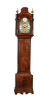 A GEORGE III MAHOGANY EIGHT-DAY LONGCASE CLOCK