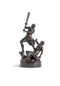 AN ITALIAN BRONZE GROUP OF HERCULES AND CACUS, 18TH/19TH CENTURY